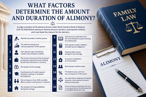 What Factors Determine the Amount and Duration of Alimony?