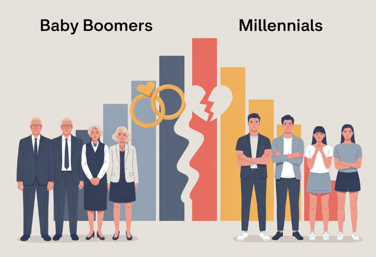 Why Compare Divorce Rates Between Boomers And Millennials?