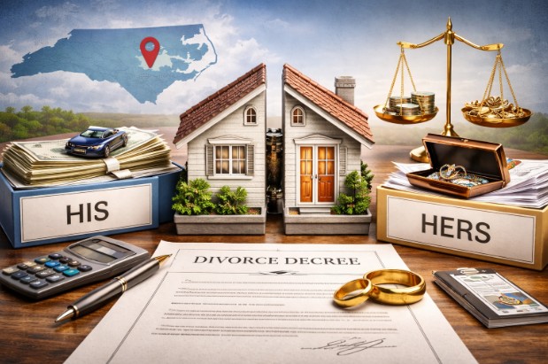 How North Carolina Divides Marital Property in Onslow County Divorces
